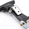T Tulead Black T-Handle Latch Boat Hatch Latches Metal Latch Draw Latch Rubber Hatch 4.92" x 3.15" Pack of 2-1
