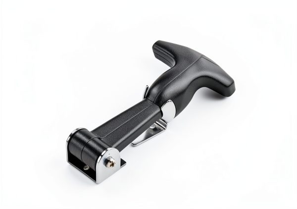 T Tulead Black T-Handle Latch Boat Hatch Latches Metal Latch Draw Latch Rubber Hatch 4.92" x 3.15" Pack of 2-4
