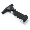 2 Pack T-Handle Draw Latches with Brackets Heavy Duty 304 Stainless Steel Flexible Rubber for Hood, Tool Box & Vehicle Engine-1