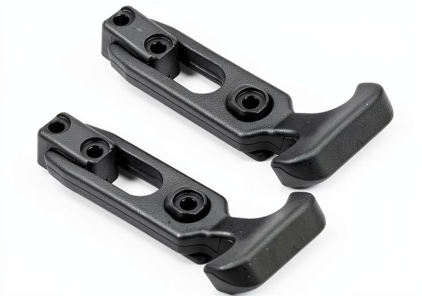 2pcs Rubber T-Handle Hasp Latches Adjustable Durable Draw Catches for Toolboxes Vehicle Engines and Coolers Rubber Locking Mechanisms for Enhanced Security and Vibration Absorption-0