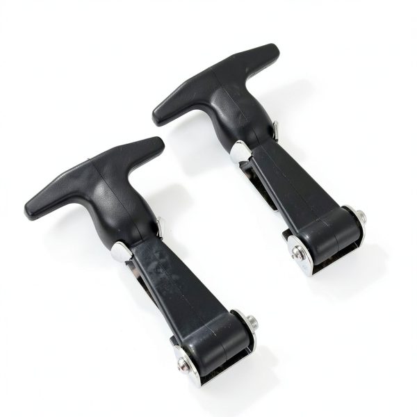 2pcs Professional Handle Latch T-handle Hasp Rubber T-handle Latch Rubber Latch Flexible Latch T-handle Draw Latches T Handle Latch Hood Latch-4