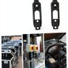 2pcs Rubber T-Handle Hasp Latches Adjustable Durable Draw Catches for Toolboxes Vehicle Engines and Coolers Rubber Locking Mechanisms for Enhanced Security and Vibration Absorption-3