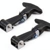 T Tulead Black T-Handle Latch Boat Hatch Latches Metal Latch Draw Latch Rubber Hatch 4.92" x 3.15" Pack of 2-0
