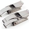 uxcell 2.87-inch SUS304 Stainless Steel Draw Toggle Latch with Spring-Steel Hook - 3 Pcs-0