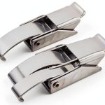 uxcell 2.87-inch SUS304 Stainless Steel Draw Toggle Latch with Spring-Steel Hook - 3 Pcs-0
