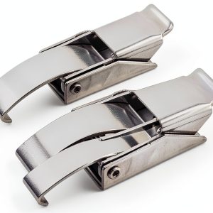 uxcell 2.87-inch SUS304 Stainless Steel Draw Toggle Latch with Spring-Steel Hook - 3 Pcs-0