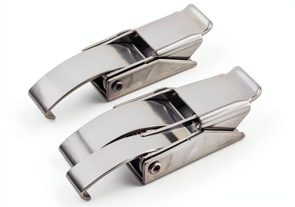 uxcell 2.87-inch SUS304 Stainless Steel Draw Toggle Latch with Spring-Steel Hook - 3 Pcs-0