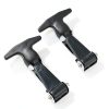 2pcs Professional Handle Latch T-handle Hasp Rubber T-handle Latch Rubber Latch Flexible Latch T-handle Draw Latches T Handle Latch Hood Latch-8