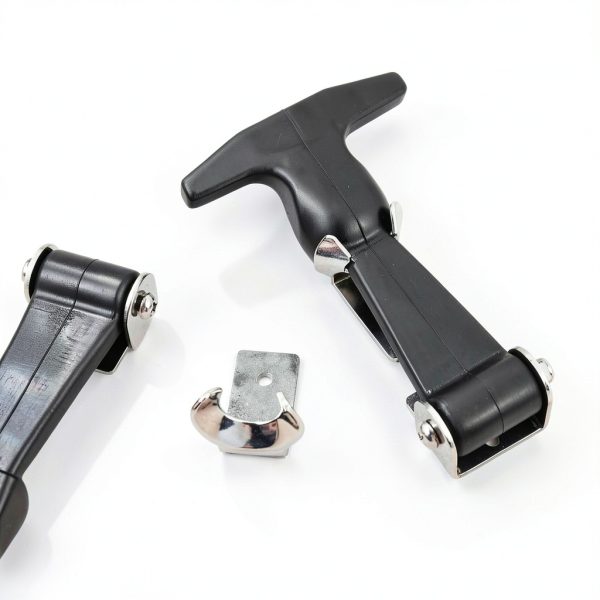 2pcs Professional Handle Latch T-handle Hasp Rubber T-handle Latch Rubber Latch Flexible Latch T-handle Draw Latches T Handle Latch Hood Latch-5